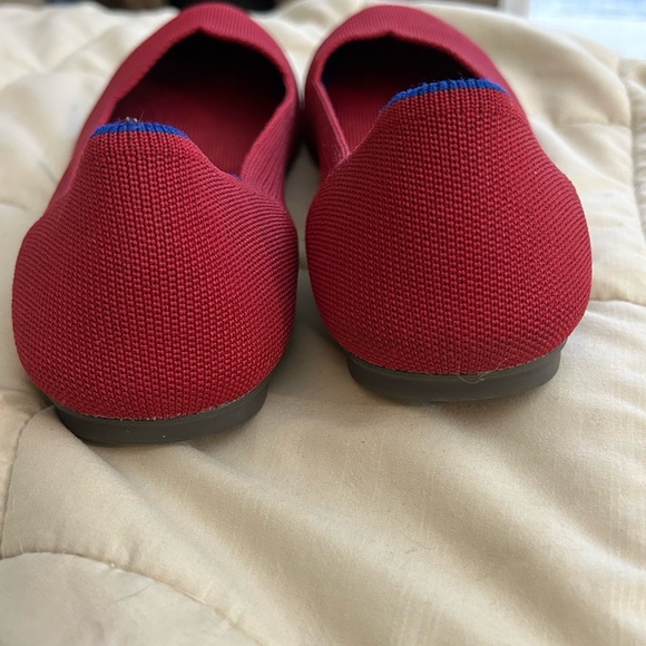 Rothy’s The Flat Bright Red worn once inside only - Picture 7 of 12
